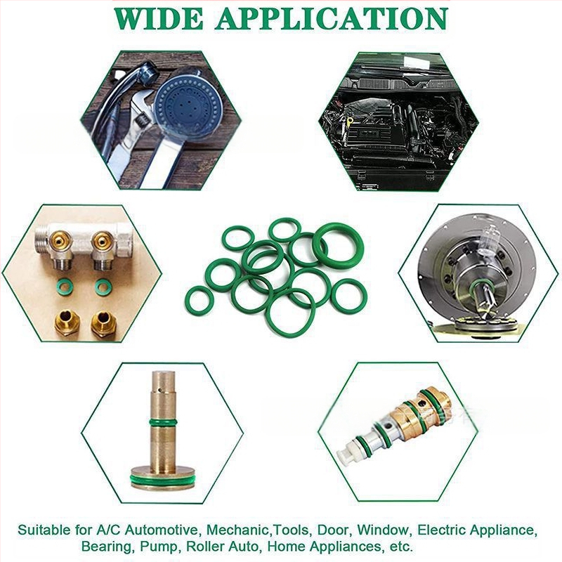 530/270PC зелен уплътнителен пръстен O-пръстен Ding Qing гумен пръстен автомобилен уплътнителен пръстен за климатик, устойчив на висока температура