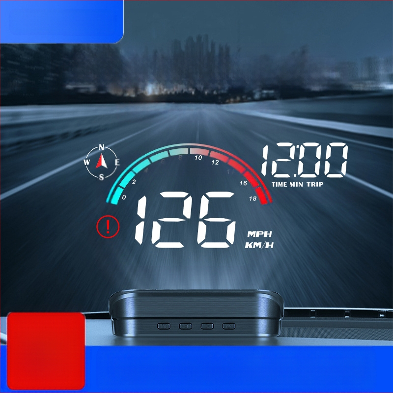 2023 m. naujo M22 automobilio HUD projekcinis ekranas GPS universalus greičio matuoklis dekoracija automobilių elektronika Šendžene