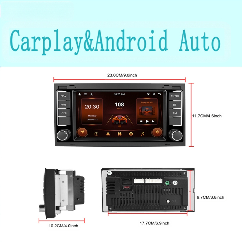 Pārrobežu ekskluzīva 7 collu Touareg Metris centrālās vadības Android automašīnas navigācijas GPS atpakaļskata kameras universālā ierīce