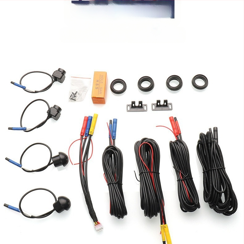 360° panorāmas attēla AHD kamera HD nakts redzamības 1080P navigācija Viss vienā vadu komplekta vairumtirdzniecība