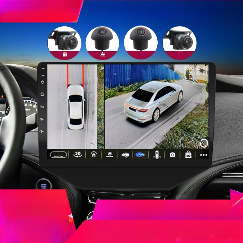 360° panorāmas attēla AHD kamera HD nakts redzamības 1080P navigācija Viss vienā vadu komplekta vairumtirdzniecība