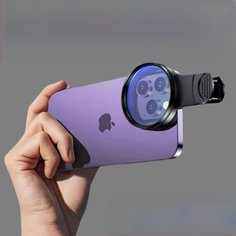 Mobiliojo telefono poliarizatorius, specialus fotografavimo filtras, HD profesionalus cpl poliarizatorius, universalus 52/49 mm, pagalbinis fotografavimas