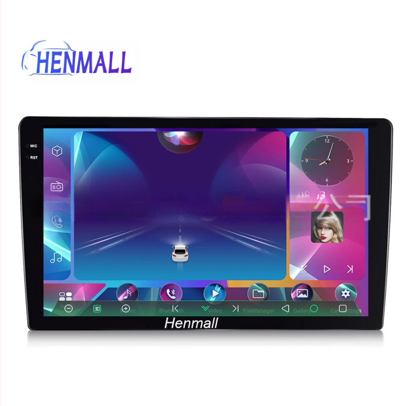 Pārrobežu jauns Android Qualcomm piemērots universālam 9 collu 10 collu centrālās vadības navigācijas automašīnas radio ārējai tirdzniecībai
