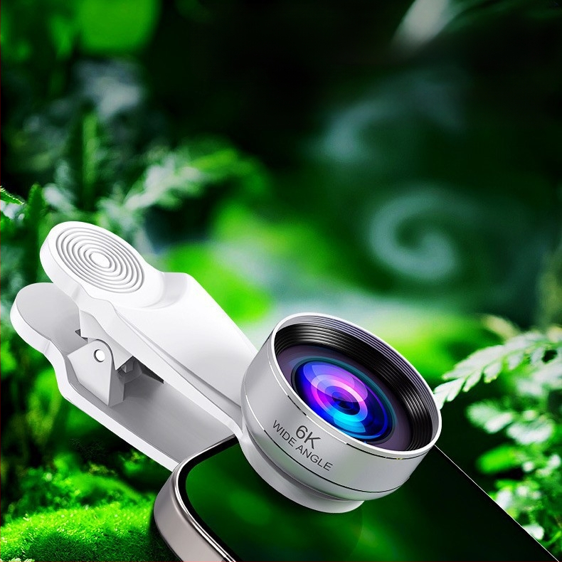 Lijian mobiiltelefoni objektiiv 5K6K9K18K moonutustevaba lainurk-makro kaks-ühes 4K kõrglahutusega otseülekande kaamera objektiiv