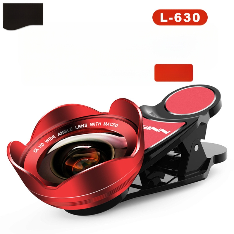 Lijian mobiiltelefoni objektiiv 5K6K9K18K moonutustevaba lainurk-makro kaks-ühes 4K kõrglahutusega otseülekande kaamera objektiiv