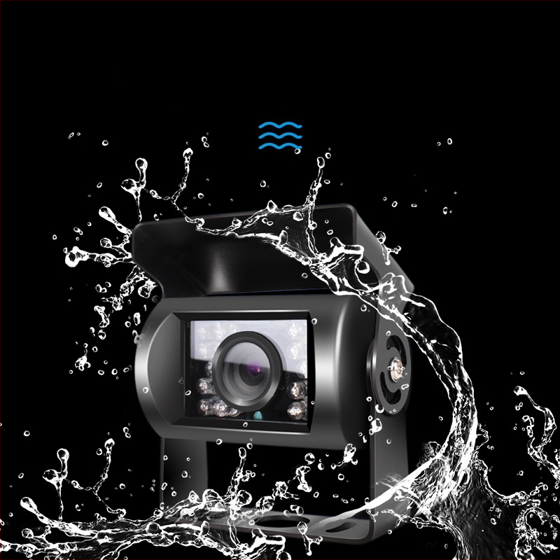 Infrasarkanā autobusa kamera 24 V automašīnas kravas automašīnas HD nakts redzamības atpakaļskata skata attēla galviņa rūpnīcas tiešajam CCD