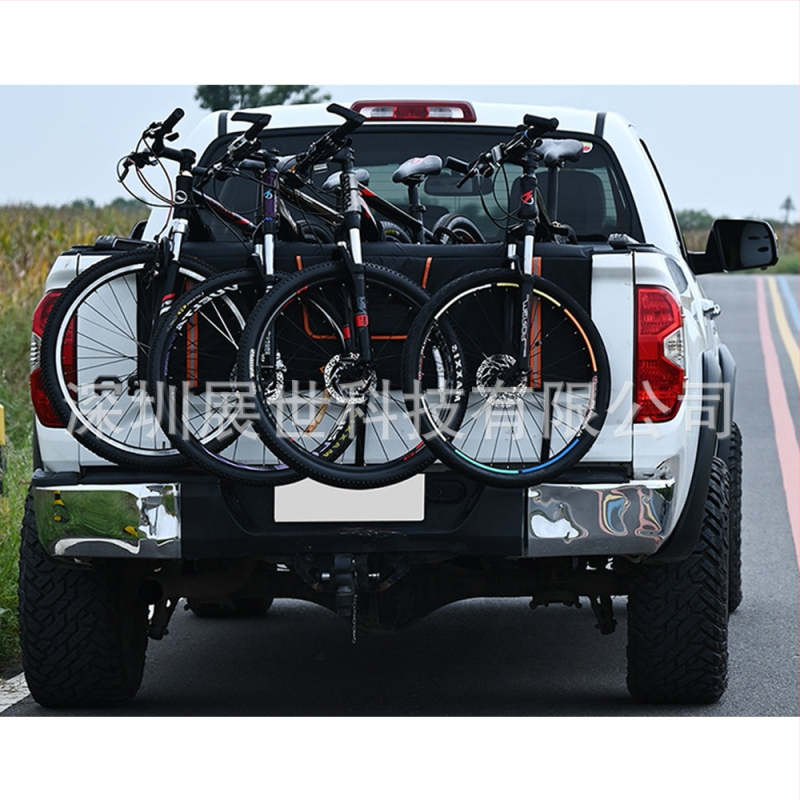 Sandėlyje tiekiama tarpvalstybinė „Amazon“ sprogimo pikapo bagažinės dangčio dviračių apsaugos pagalvėlė važiavimo automobiliu įranga