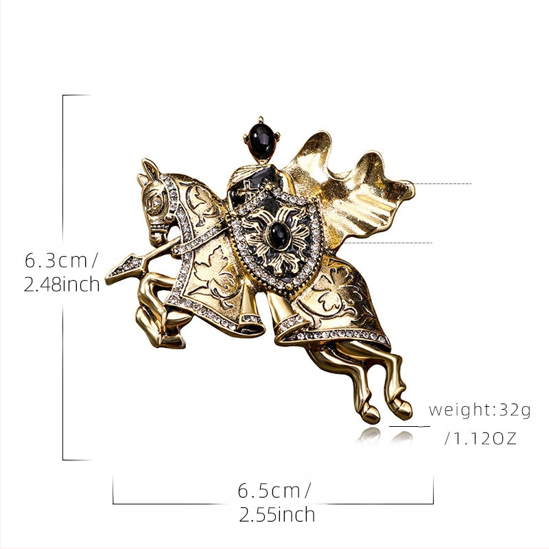 Europietiškos ir amerikietiškos, karštai išparduodamos personalizuotos retro stiliaus riterio sagės, ne kovotojo, kario palto, palto korsažo aksesuarai