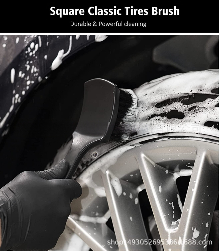 Auto skaistumkopšanas 4 daļu komplekts Amazon tāds pats automazgātavas komplekts tērauda riteņu rumbas tīrīšanas birste riepu Bell tīrīšanas birste riepu birste