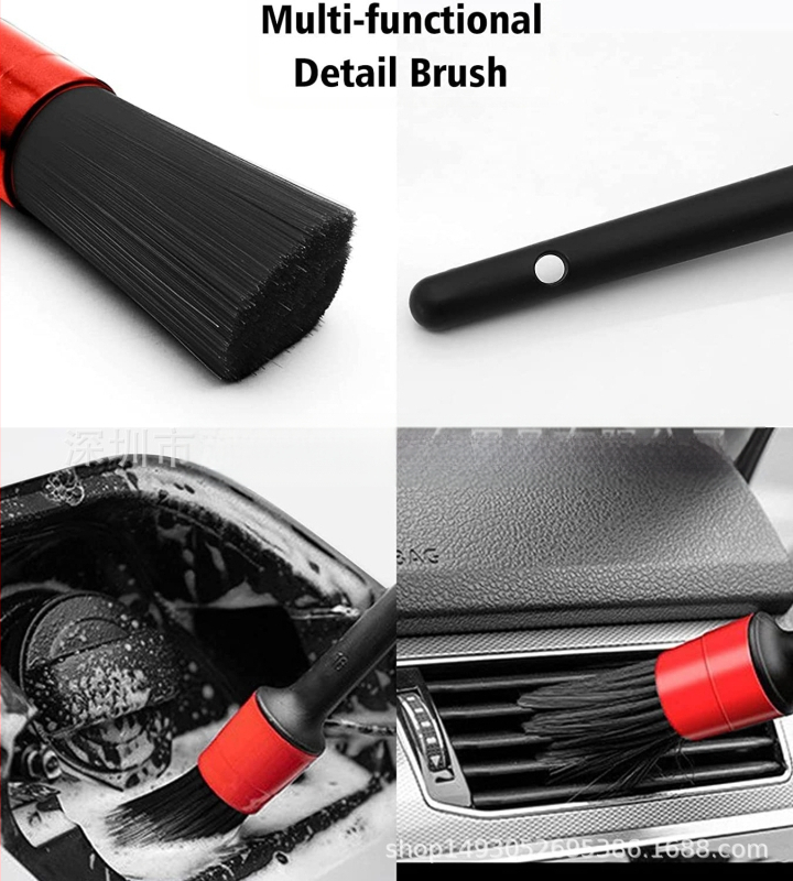 Auto skaistumkopšanas 4 daļu komplekts Amazon tāds pats automazgātavas komplekts tērauda riteņu rumbas tīrīšanas birste riepu Bell tīrīšanas birste riepu birste