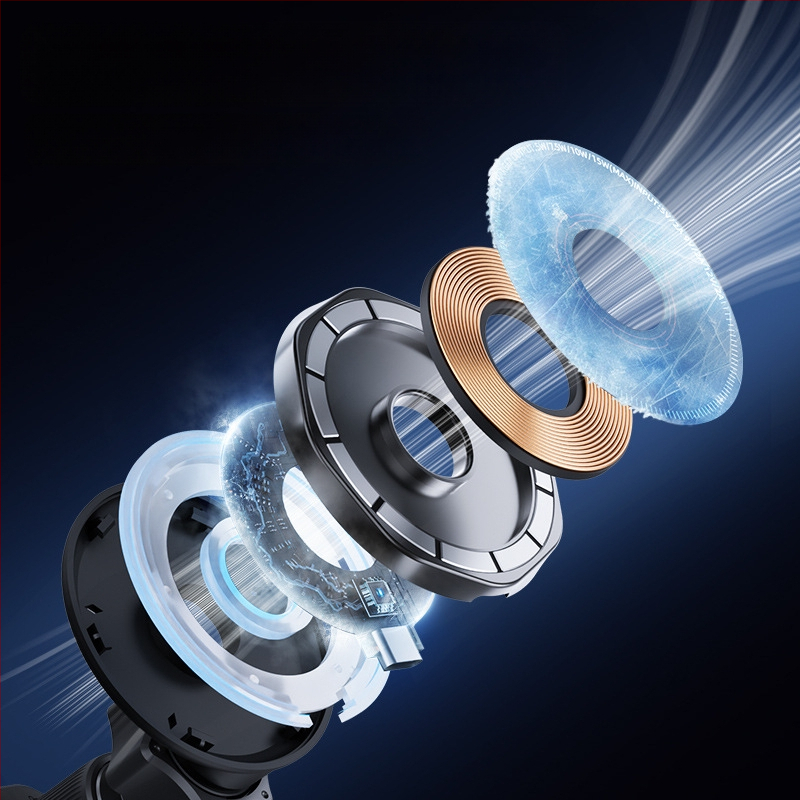 Naujas tarpvalstybinis belaidis automobilio įkrovimas mobiliojo telefono laikiklis su oro išleidimo anga, magnetinis „Magsafe“ universalus 360 laipsnių sukimasis.