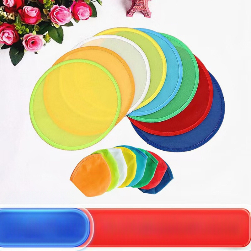 Frisbee-ventilaator, polüesterkangast ümmargune ventilaator, ergutusventilaator, Jaapani stiilis, Euroopa ja Ameerika stiilis, kokkupandav reklaamventilaator, laos ühevärviline, värviline trükkimine