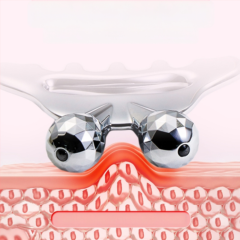 Metalinės galvos odos masažo šukos, daugiafunkcinės galvos „Meridian“ šukos, „Little Monster“ grožio lentos ritininis veido masažo lazdelė