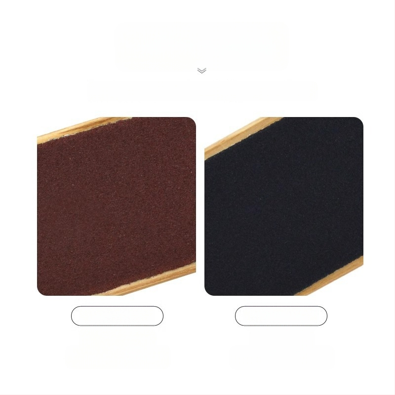 Koka divpusējs pēdu skrubis skaistumkopšanas saloniem, pēdu pīlingam, mājas pedikīram un atmirušās ādas noņemšanai, rūpnīcas vairumtirdzniecība