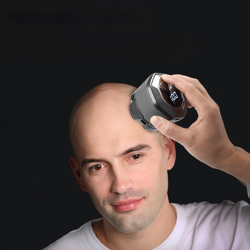 2025. gada Bald Head Artifact sešu asmeņu skūšanās speciāli izstrādāts vīriešu jaudīgs pašieskūšanās pliku matu griezējs