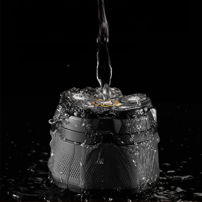 2025. gada Bald Head Artifact sešu asmeņu skūšanās speciāli izstrādāts vīriešu jaudīgs pašieskūšanās pliku matu griezējs