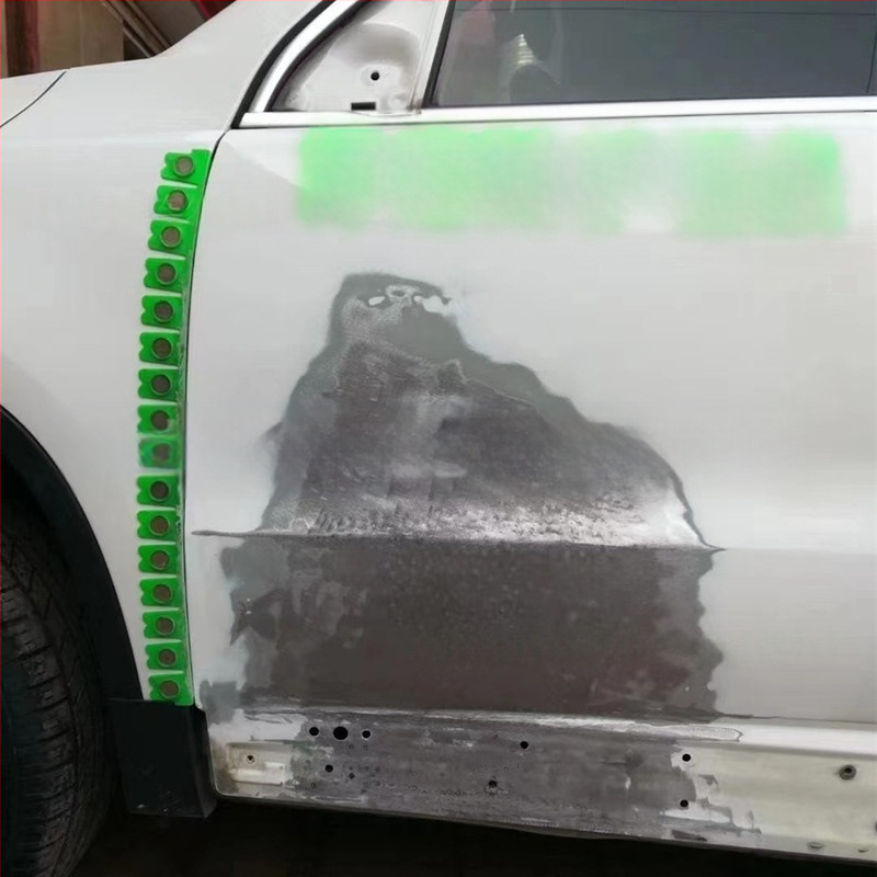 Автомобилна ламарина, полираща защитна магнитна лента, атомно сива шпакловка, шлайфане на повърхности, защитна лента за маскиране на ръбове