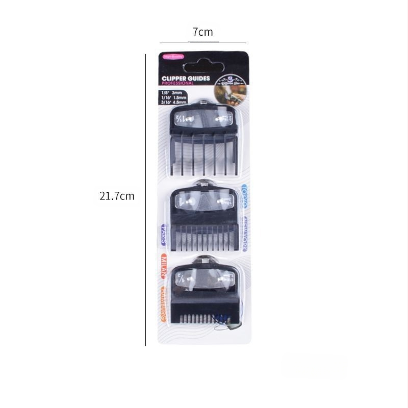 „Black Limit“ šukų rinkinys, elektrinė kirpimo mašinėlė, kirpyklos šukos, kirpyklos įrankiai, padėties nustatymo šukos, kirpimo reikmenys