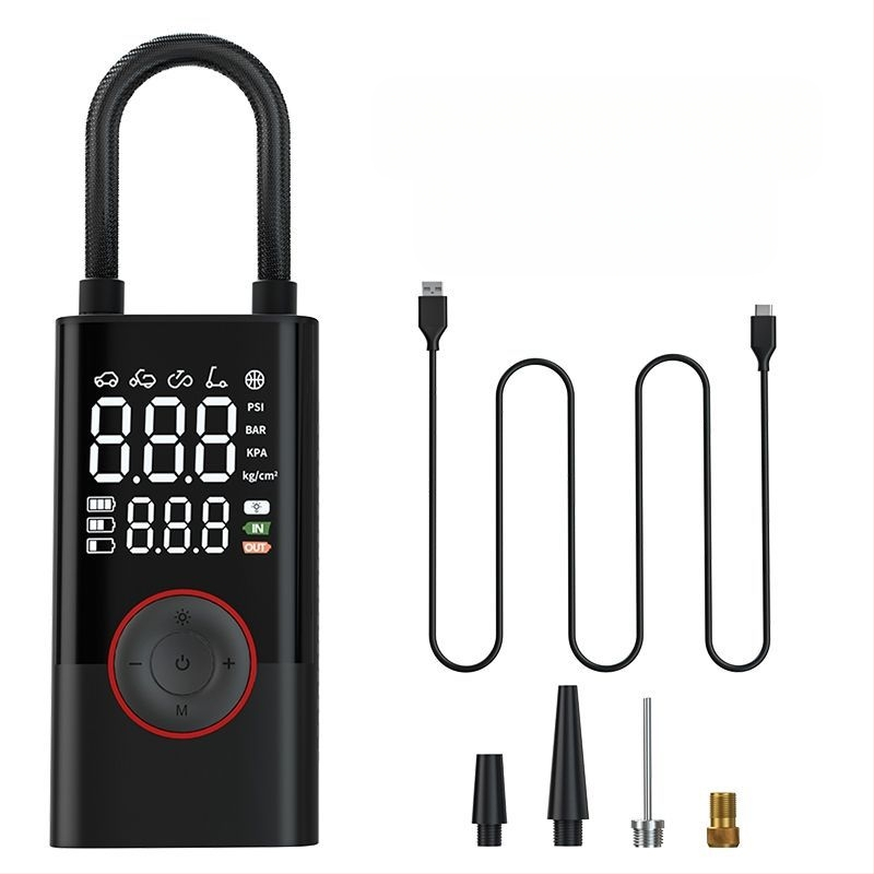 Tarpvalstybinis karšto pardavimo belaidis automobilio oro siurblys, elektrinis išmanusis nešiojamas visureigio automobilio dviračio padangų oro siurblys