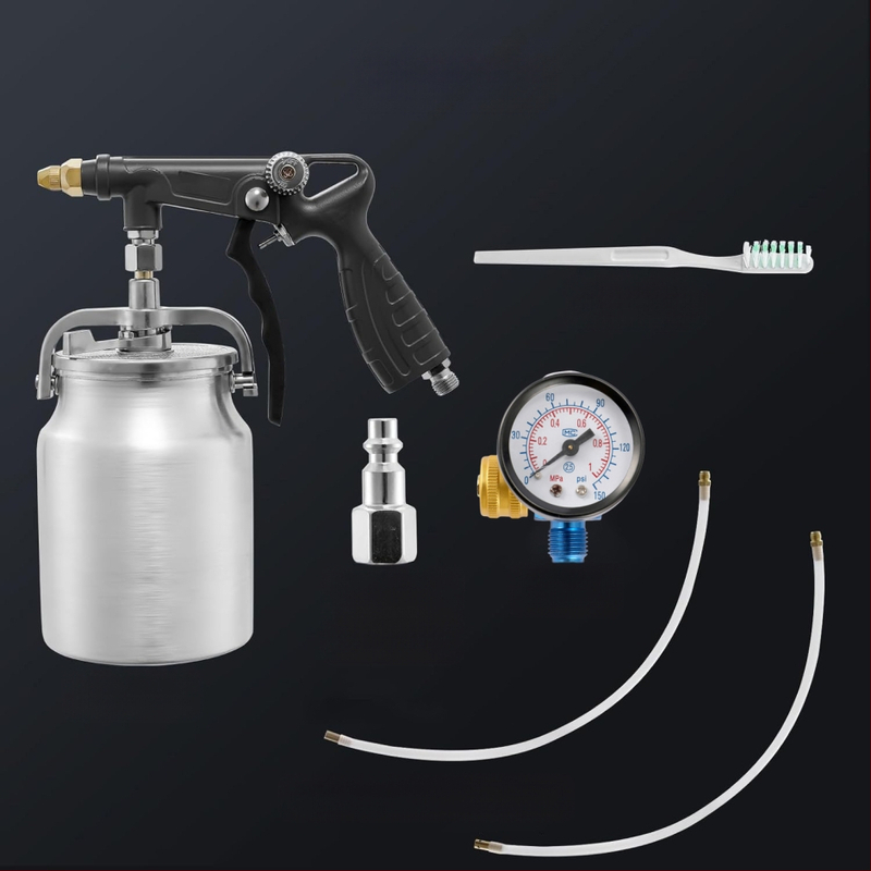 Aliuminio dažų purkštuvas automobiliams, didelio purškimo viršutiniai ir apatiniai bakai, latekso dažų purkštuvas, pneumatinis dažų dengimo purkštuvas