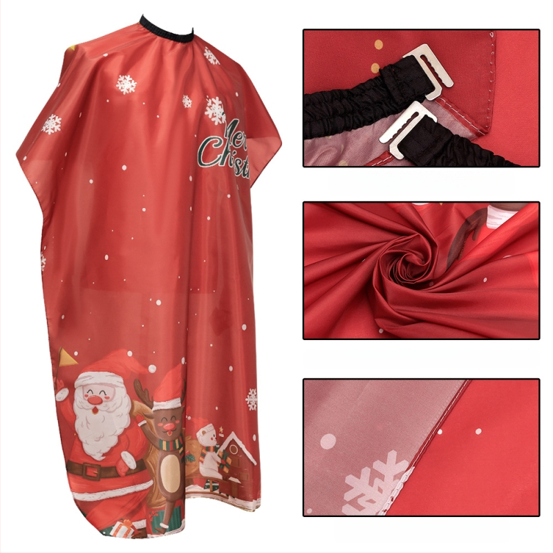 „Amazon Source“ kalėdinė vaikų kirpimo prijuostė, animacinio stiliaus be plaukų kūdikio kirpimo prijuostė