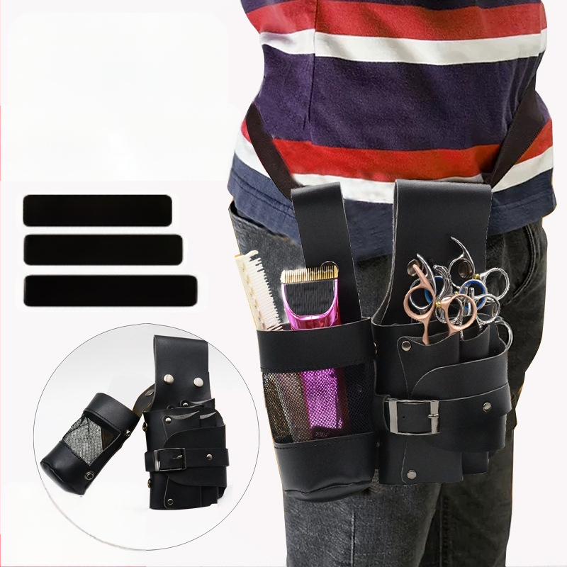 Kirpėjo žirklių krepšys ant juosmens, daugiafunkcis žirklių rinkinys, plaukų stilisto virdulys, elektrinė kirpimo mašinėlė, pečių krepšys, naminių gyvūnėlių dailininko žirklių krepšys