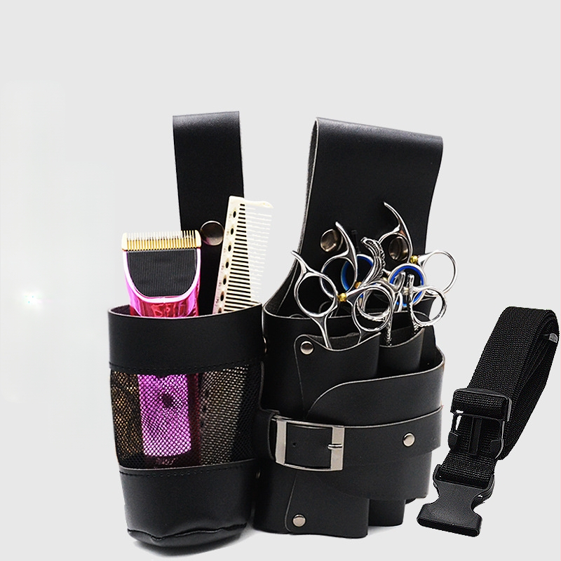 Kirpėjo žirklių krepšys ant juosmens, daugiafunkcis žirklių rinkinys, plaukų stilisto virdulys, elektrinė kirpimo mašinėlė, pečių krepšys, naminių gyvūnėlių dailininko žirklių krepšys