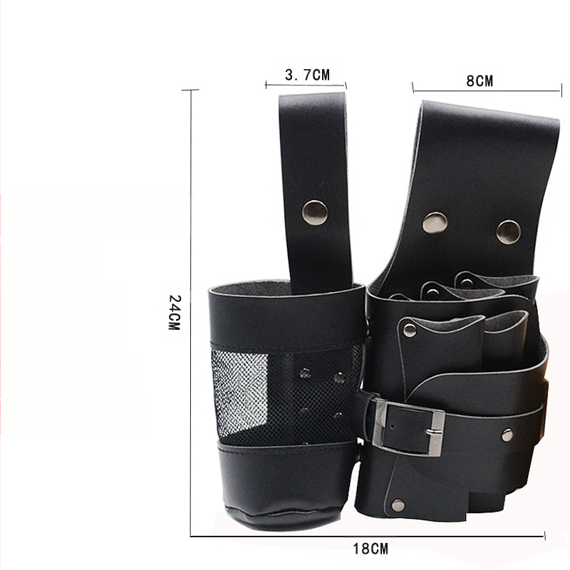 Kirpėjo žirklių krepšys ant juosmens, daugiafunkcis žirklių rinkinys, plaukų stilisto virdulys, elektrinė kirpimo mašinėlė, pečių krepšys, naminių gyvūnėlių dailininko žirklių krepšys