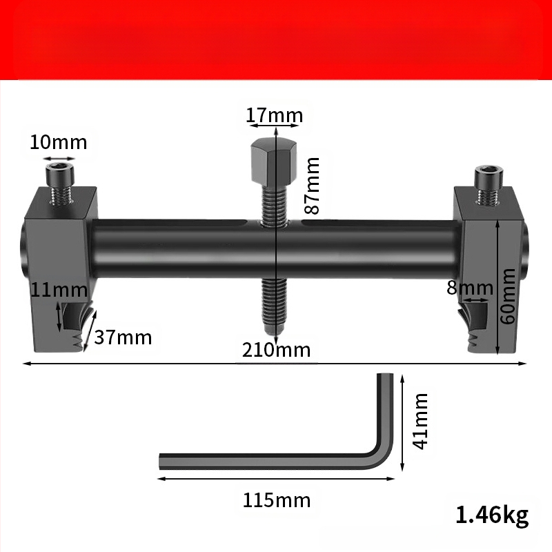 Väntvõlli rihmaratta ketta tõmmitsa eemaldamine spetsiaalne rooliratta ventilaatori tiiviku eemaldamine mootori tõmmitsa laagri eemaldamise tööriist