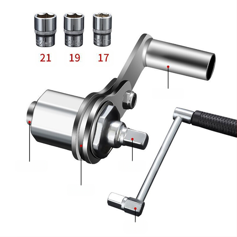 Automobilio darbo taupymo veržliaraktis, padangų išardymas, jėgą didinantis lizdinis veržliaraktis, automobilio varžtų išardymo ir remonto įrankiai, patvarūs ir stiprūs