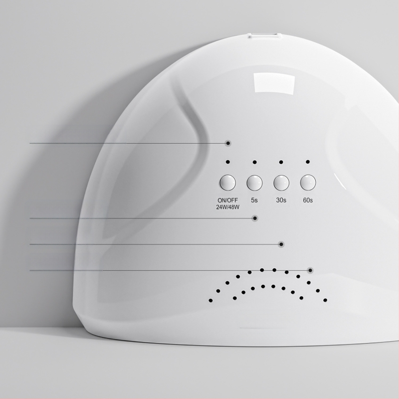 „Gaoy Goya“ LED nagų lempos fototerapijos aparatas, buitinis nagų lako įrankis, didelės galios, 5 sekundžių greitai džiūstanti kepimo lempa, profesionali