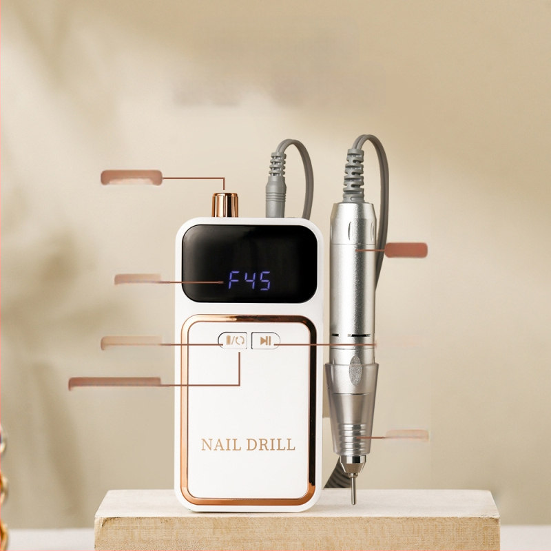 „Crossborder“ nagų poliravimo rinkinys, elektrinis nešiojamas įkraunamas nagų poliravimo prietaisas, skirtas manikiūrininkams, neperkaistantis.