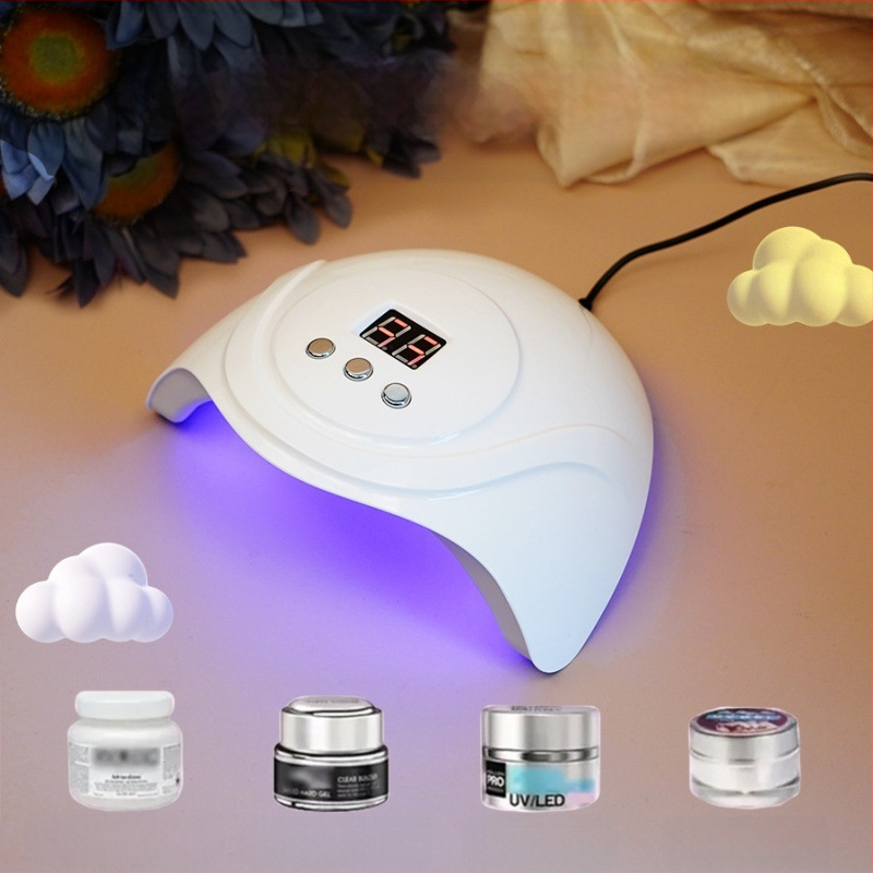 Tarpvalstybinis 72 W naujas USB laidu maitinamas S3 nagų lempos fototerapijos aparatas išmanusis indukcinis nagų lako klijai greitai džiūstantis 24 lempų kepimo lempa