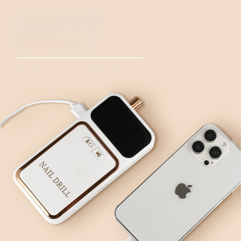 Naujas produktas 602 Įkraunamas nagų lakas 0-45000 aps./min. Nagų lakas Nešiojamas manikiūro valiklis