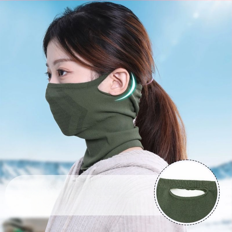 [Ζεστή Μάσκα] Φθινόπωρο και Χειμώνας Ανθεκτική στο Κρύο, Ποδηλασία Υπαίθρου, Τρέξιμο, Αντιανεμική Μάσκα Λαιμού για Άνδρες και Γυναικεία, Αναπνέουσα Μάσκα που Κρεμάει τα Αυτιά