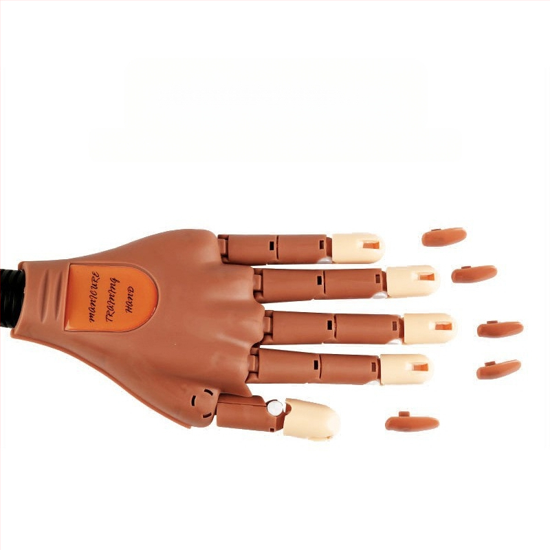 Tarptautinėje rinkoje parduodamas nagų dailės sąnario protezas, lankstus ir judantis mechaninis protezas su sąnariu, parduodamas su nagų antgalių rinkiniu.