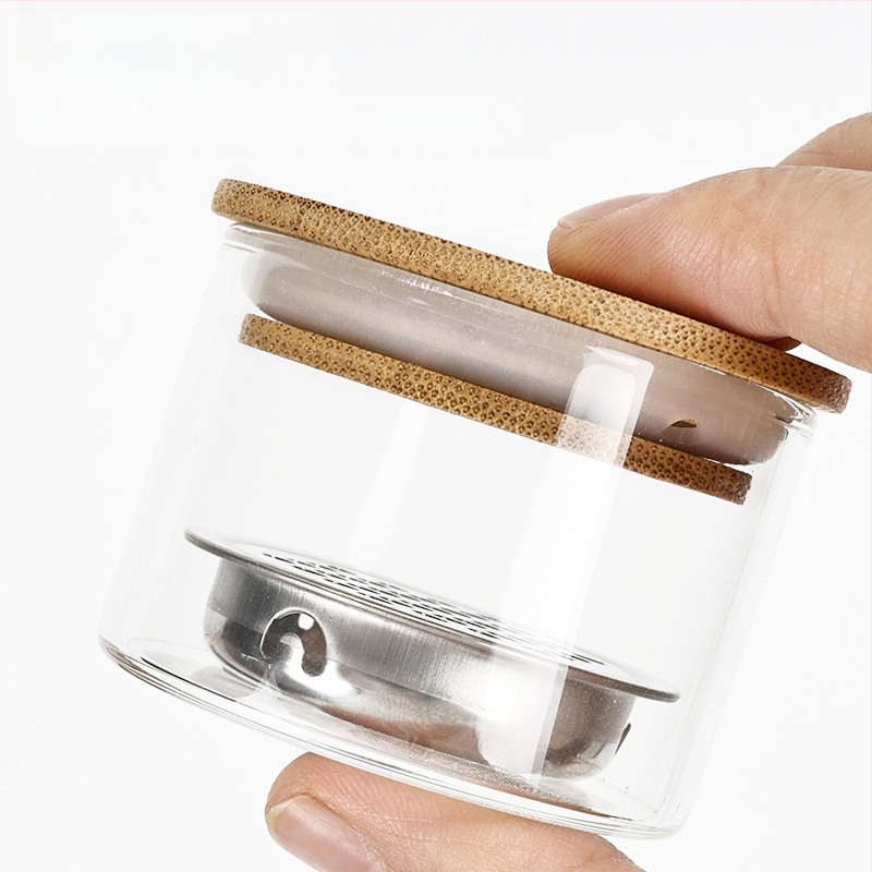 Nagų sutirštinto stiklo plovimo rašiklis, krištolinis puodelis, nerūdijančio plieno tinklelio filtras, puodelio fototerapijos šepetėlio valymo įrankis, didmeninė prekyba