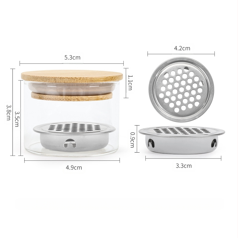 Nagų sutirštinto stiklo plovimo rašiklis, krištolinis puodelis, nerūdijančio plieno tinklelio filtras, puodelio fototerapijos šepetėlio valymo įrankis, didmeninė prekyba