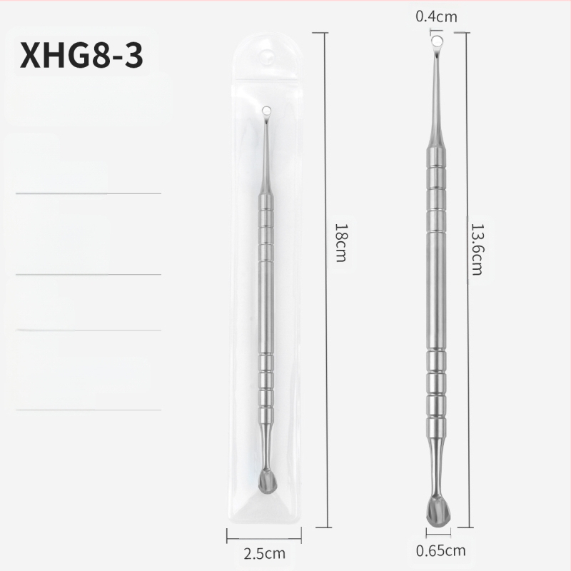Kružna kosa glava za nokte, čelični potisni alat za nošenje oklopa, štapić za nokte, šipka za uklanjanje oklopa, ruski prsten s dvostrukom glavom, potkovani potisni alat