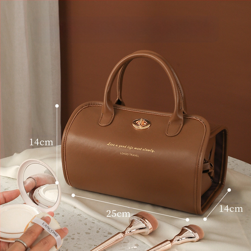 Kosmētikas somas nišas dizains, lielas ietilpības, viegla, grezna uzglabāšana, uzlabota mazgāšanas soma, uzglabāšanas soma sievietēm, pārrobežu partija