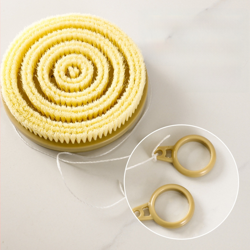 Най-горещата разтегателна въртяща се четка за вана на Amazon, ексфолираща масажна четка за почистване на вана, четка за душ