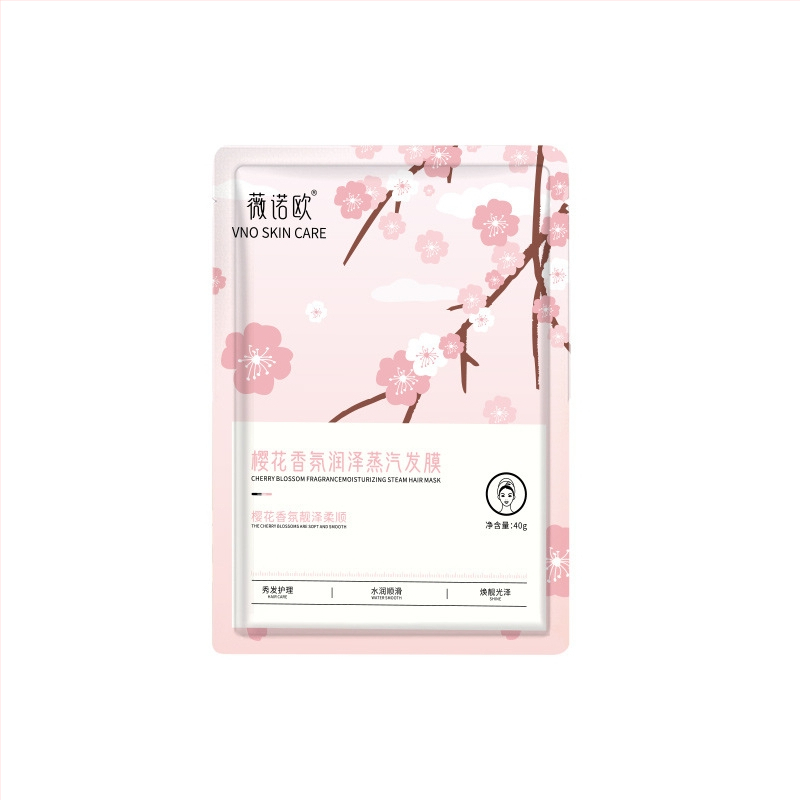 Vinoo Sakura tvaika matu maska intensīvi mitrinoša, sausiem, sprogainiem, gludiem matiem. Maska bez tvaika, cepamā eļļa, maska bez iztvaikošanas.