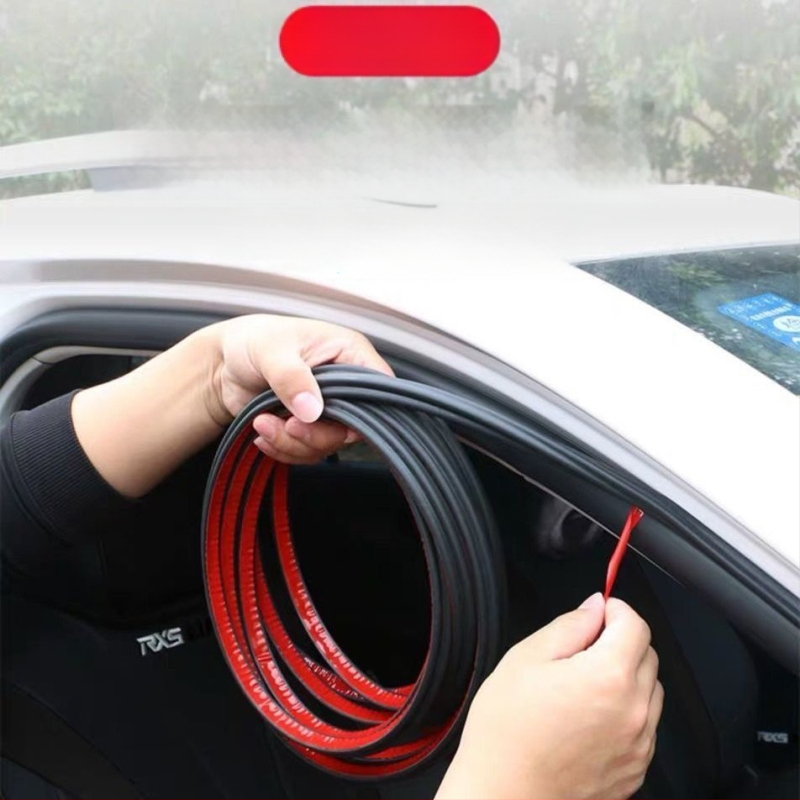 Automobilio garso izoliacinė juostelė, trijų sluoksnių durelių sandarinimo juosta, B tipo sustorinta variklio dangčio apsauginė guminė juostelė, apsauganti nuo dulkių, modifikuota bagažinėje