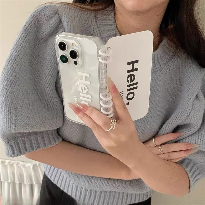 Carcasă de telefon mobil Apple XR până la 15Pro, tip carte, neagră, engleză, XR până la 13Pro, ediție Ultimate