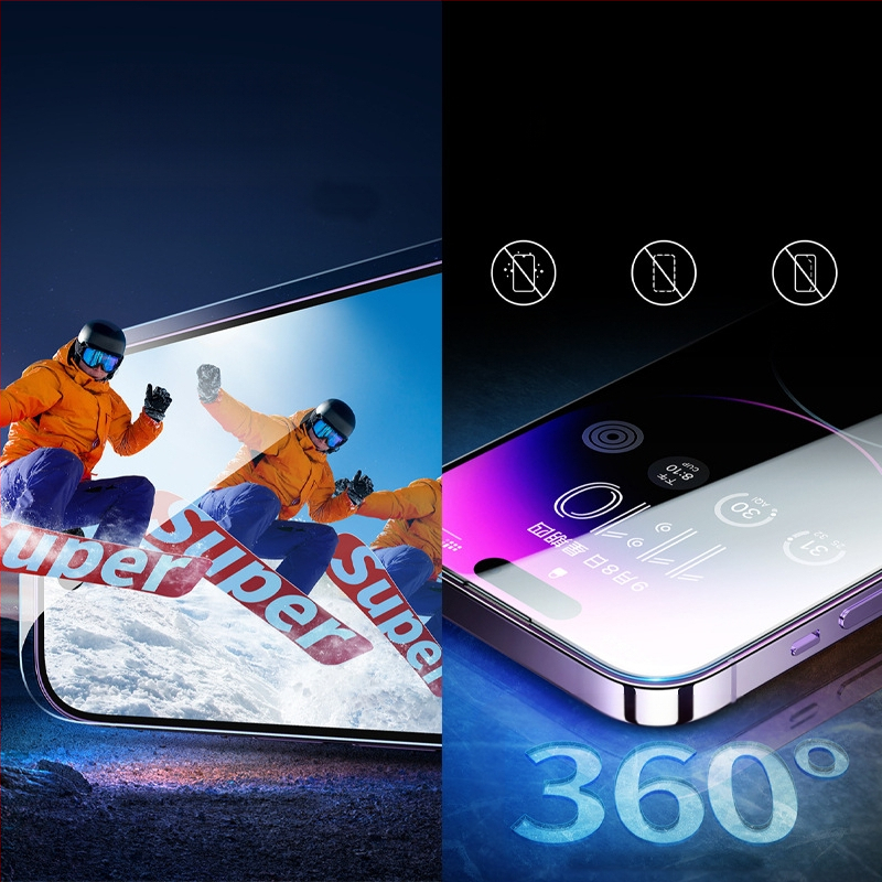 Висококачествено галванизирано закалено фолио за Apple 17/16/15/14 Xun Glass, защитно фолио за екран 13 Promax, фолио за телефон 12/11 Xr