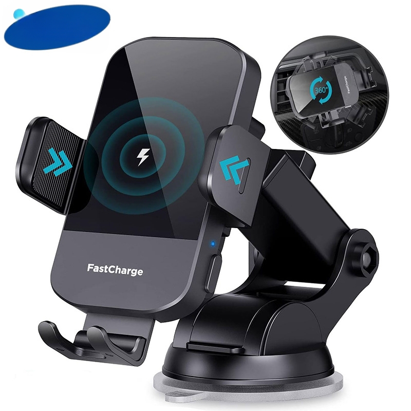 „Amazon“ populiarus oro išleidimo angos automobilio belaidis įkrovimo laikiklis 15 W greito įkrovimo automobilio mobiliojo telefono įkrovimo išmaniojo jutiklio laikiklis