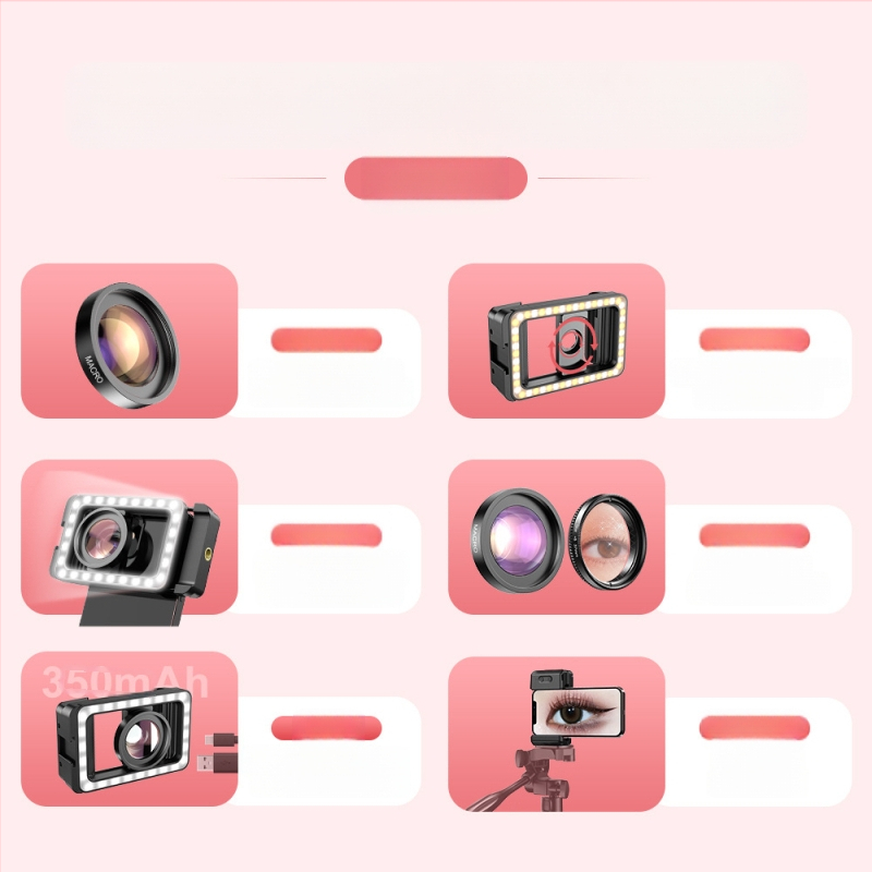 Ražotāja vairumtirdzniecības mobilā tālruņa makro aizpildījuma gaisma augstas izšķirtspējas uzacu tetovējums skropstas sulīgs manikīrs kukaiņu rotaslietas tiešraides šaušana