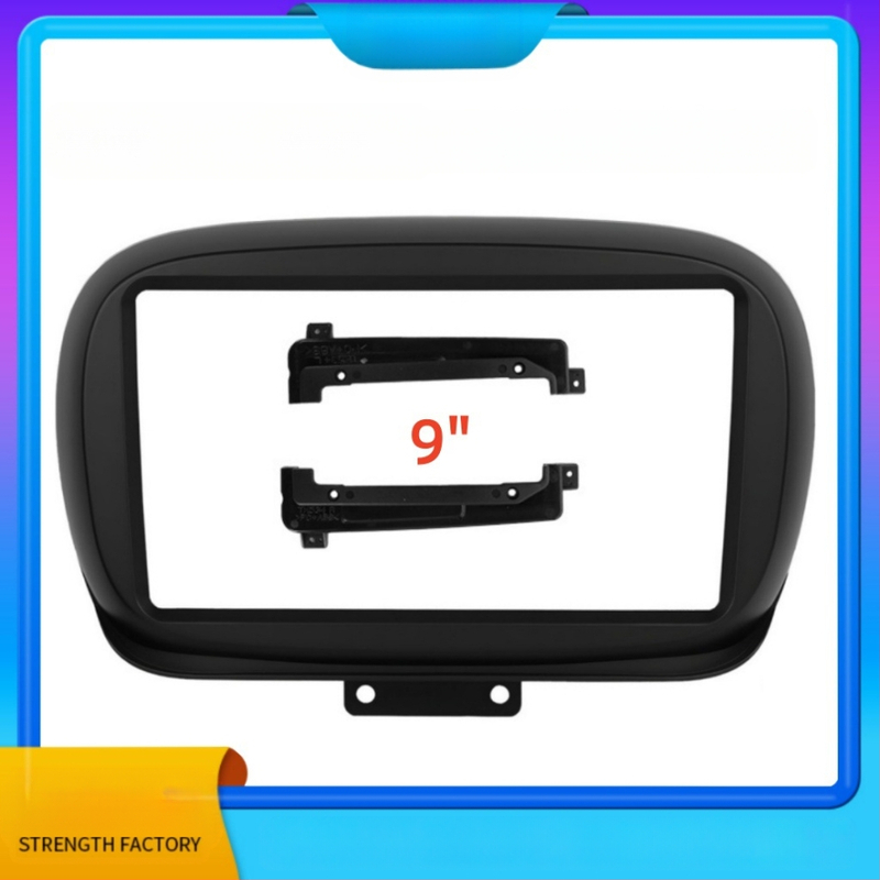 Tinka „Fiat 500X“ universaliam rėmo laikikliui su „Android“ didelio ekrano navigacijos rėmeliu, garso modifikavimo skydeliui.