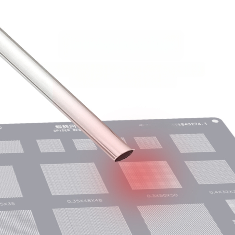 Antxin Устойчива на висока температура Универсална метална мрежа за засаждане с квадратни отвори и заоблени ъгли, устойчива на удари 0,3/0,35/0,4/0,5, многофункционална мрежа