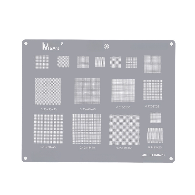 Antxin Устойчива на висока температура Универсална метална мрежа за засаждане с квадратни отвори и заоблени ъгли, устойчива на удари 0,3/0,35/0,4/0,5, многофункционална мрежа